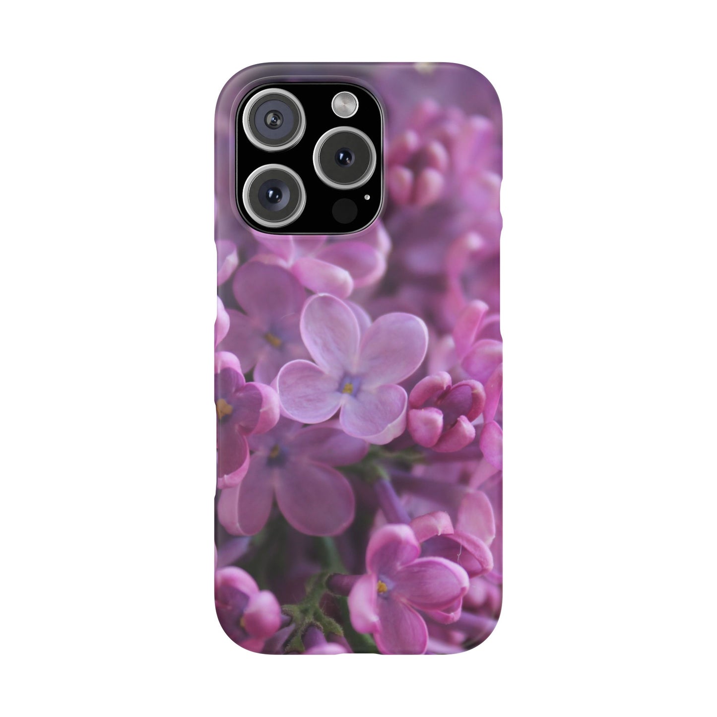 Snap Cases – Vibrant Purple Blossom Design for a Personalized Touch