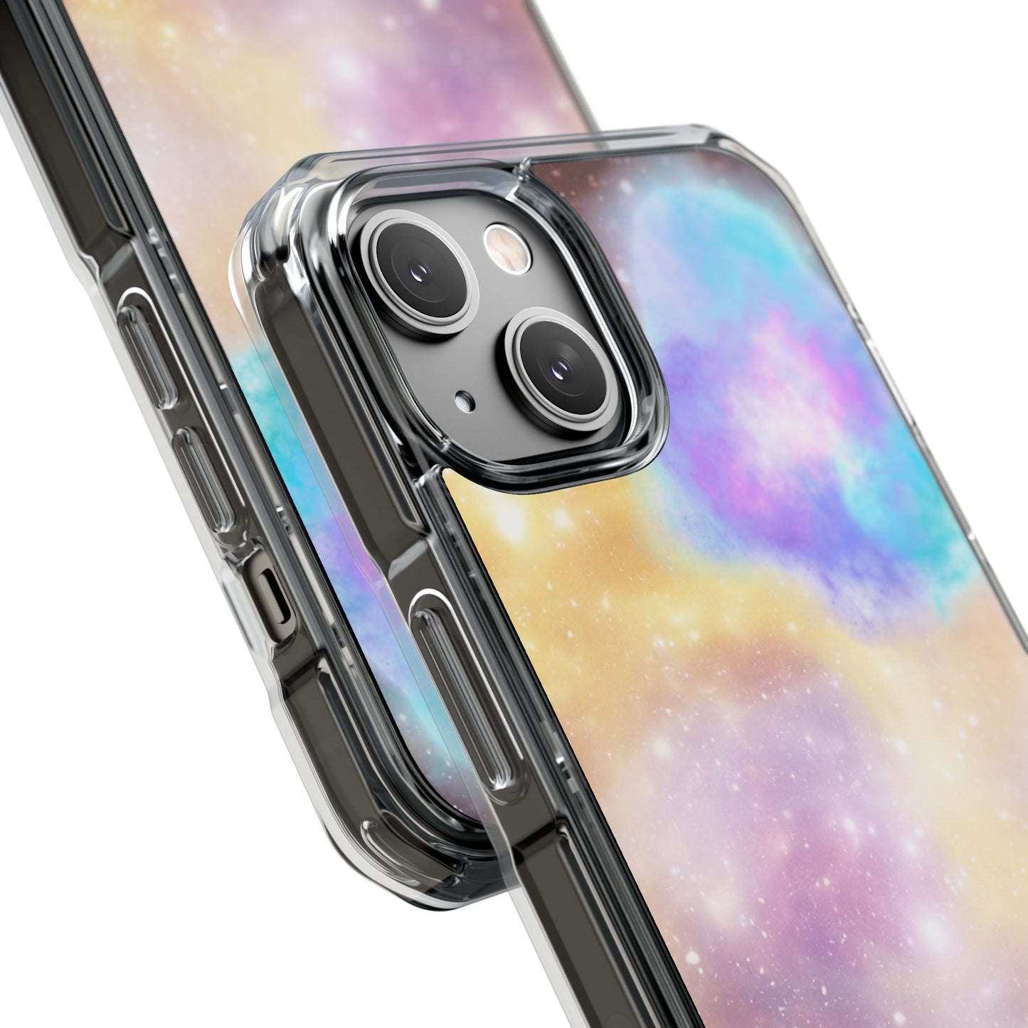 Magnetic Clear Phone Case - Cosmic Colors