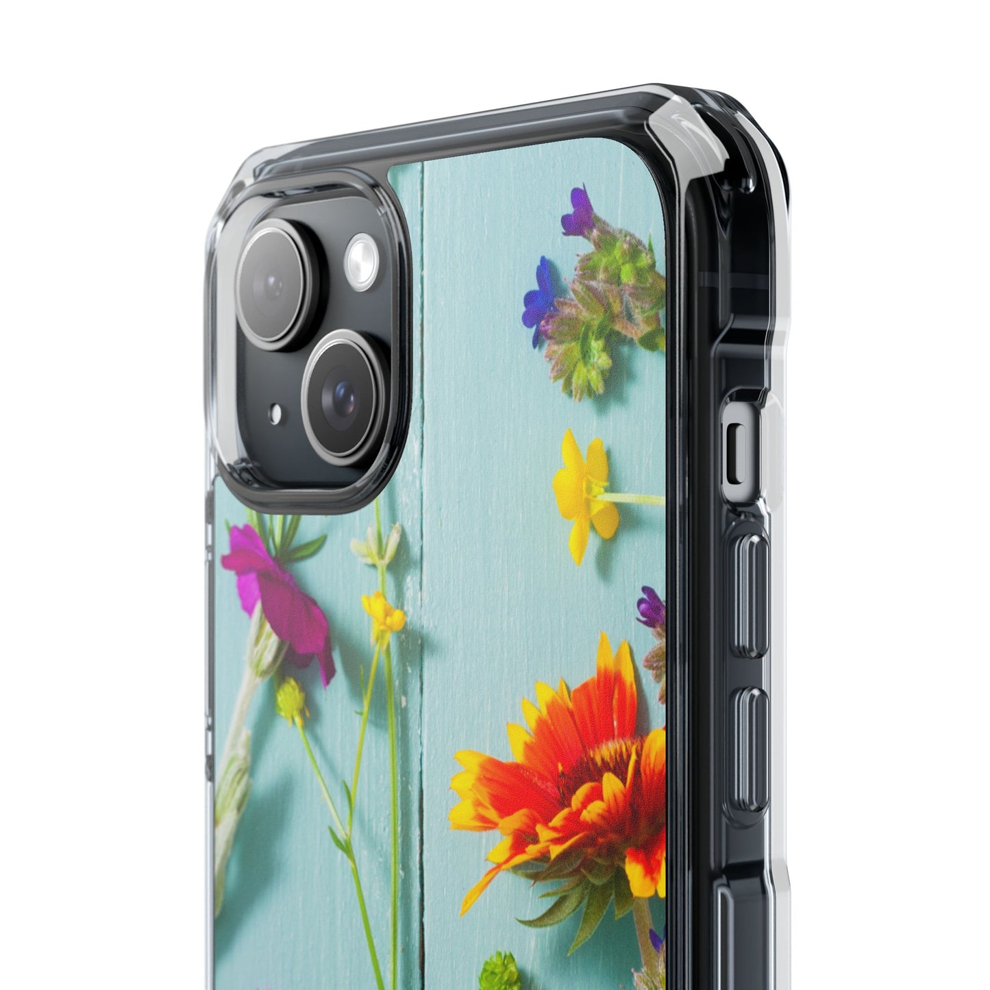 Magnetic Clear Impact Cases- Blossom Field