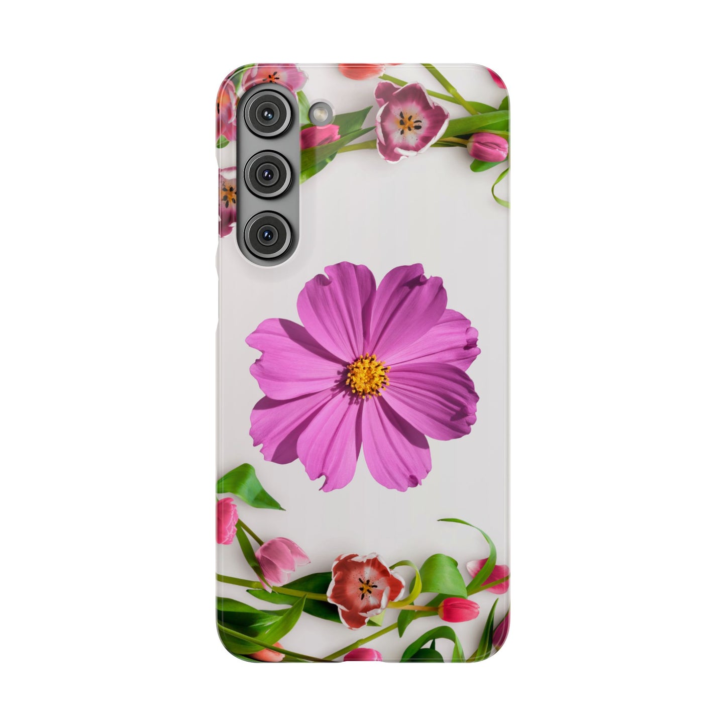 Snap Case- Elegant Flower Design