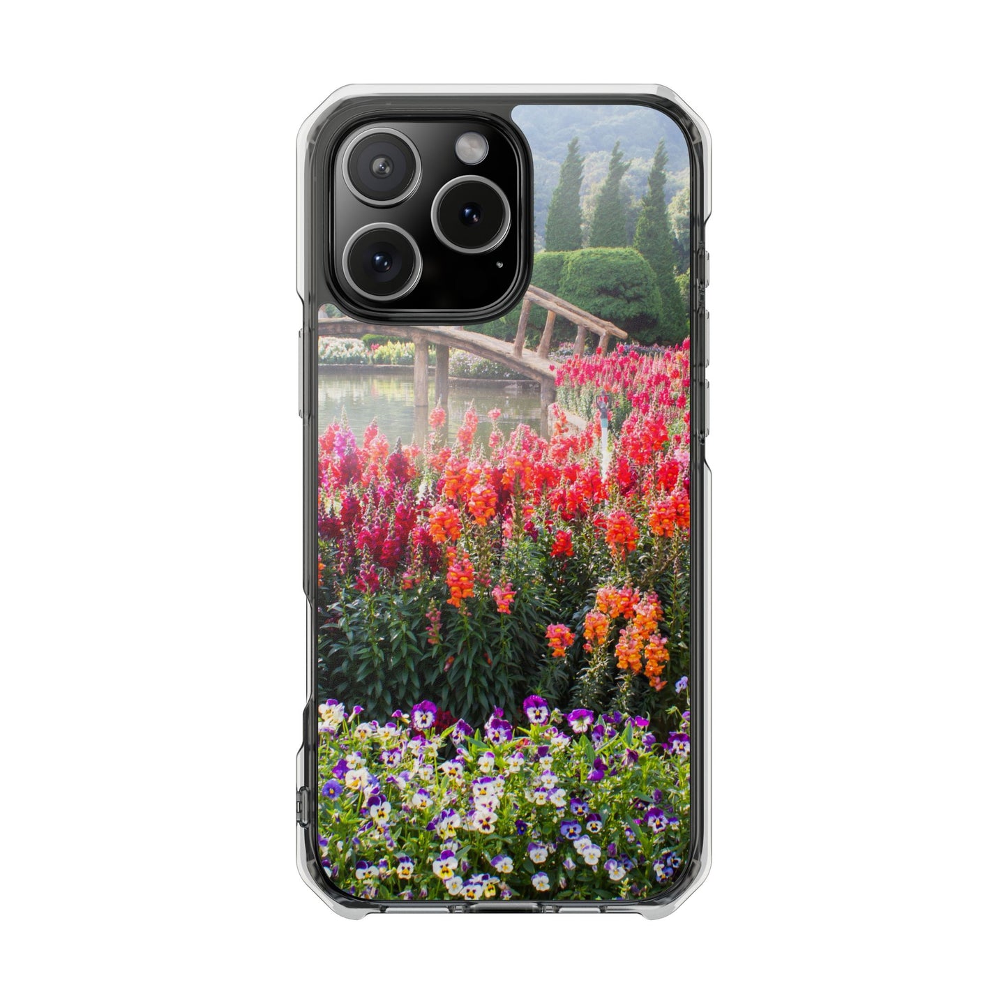 Magnetic Clear Impact Case - Nature-Inspired Phone Protection