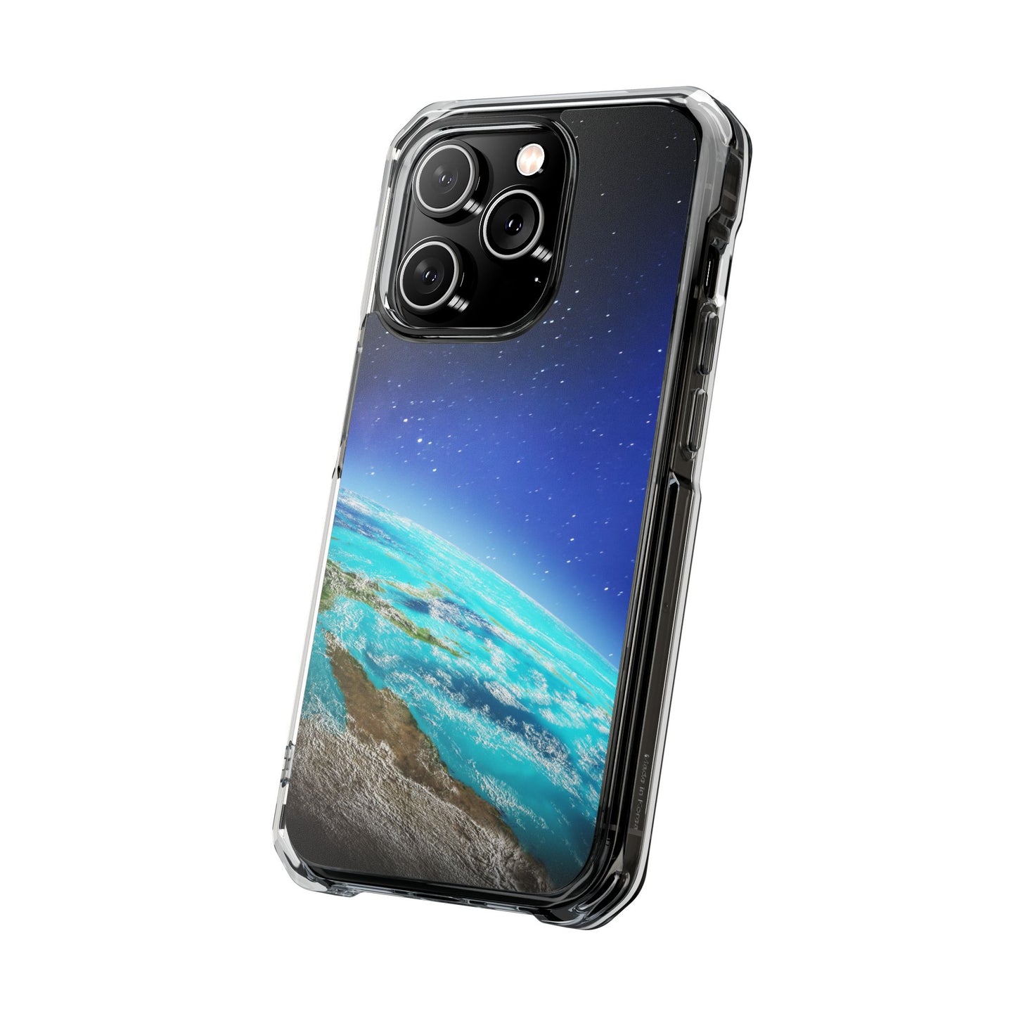 Magnetic Clear Impact Case - Galaxy Earth