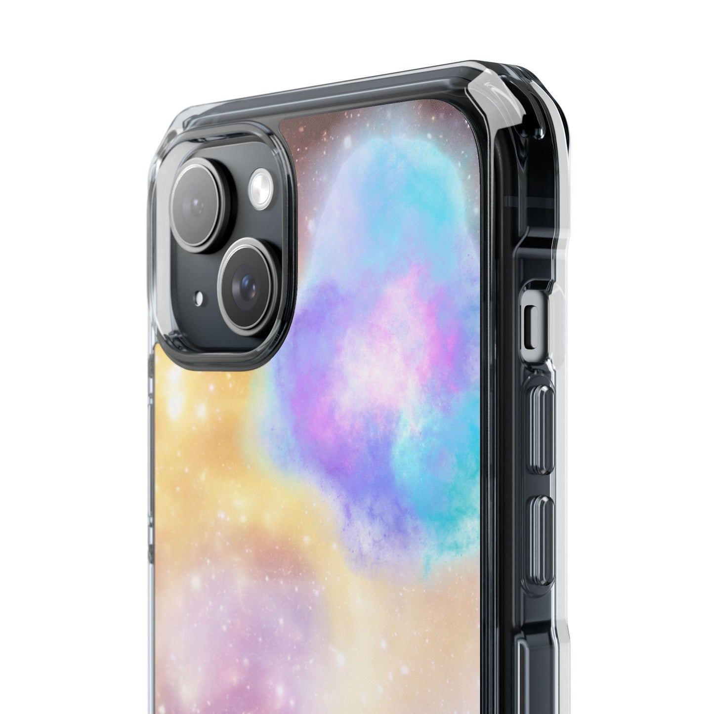 Magnetic Clear Phone Case - Cosmic Colors