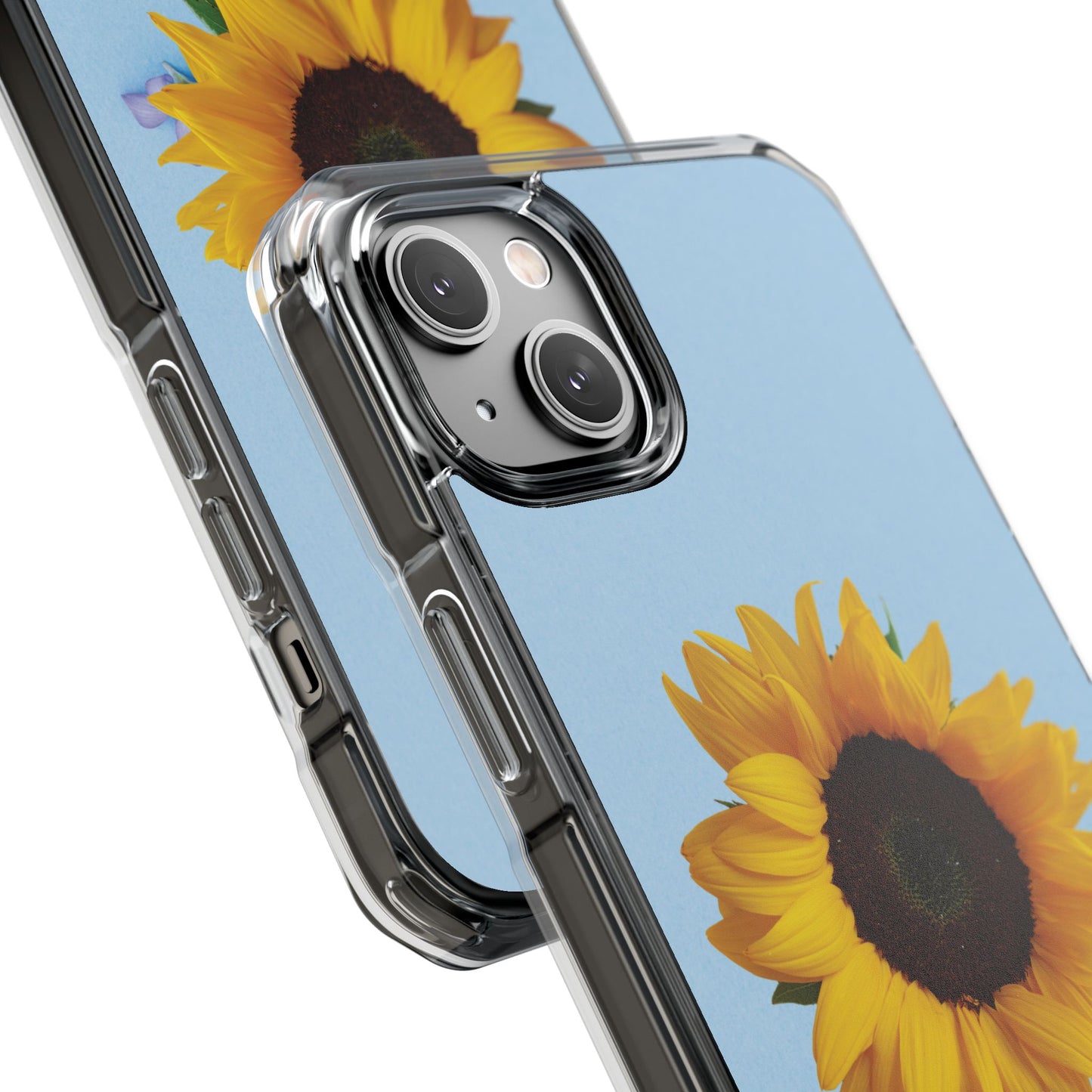 Magnet Clear Impact Case - Floristic Sunflower Design