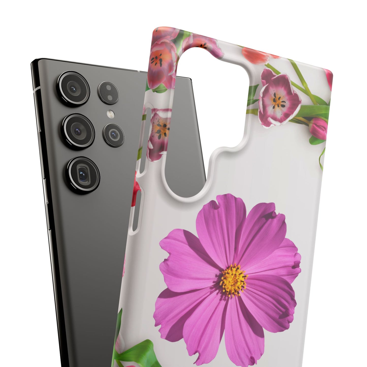 Snap Case- Elegant Flower Design