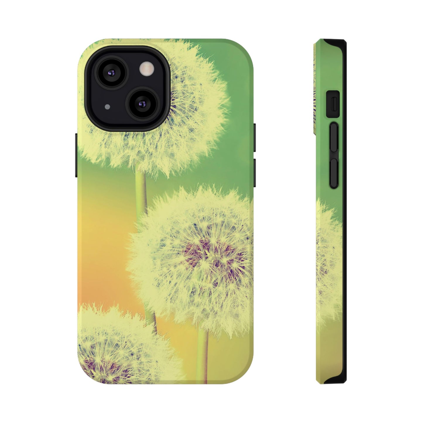 Impact-Resistant Phone Case - Whimsical Dandelion