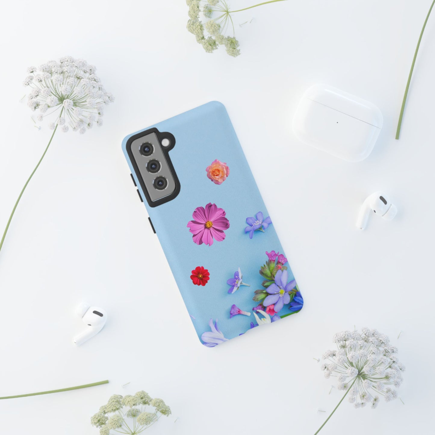 Tough Phone Case - Colorful Flower Design for Spring & Summer