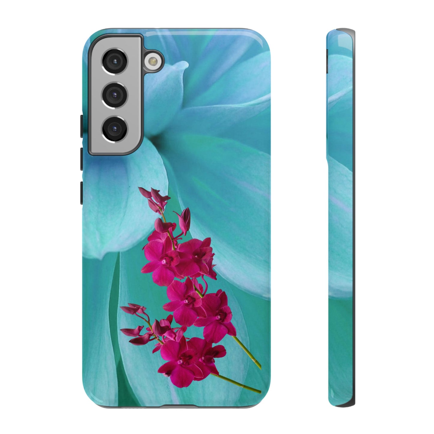 Tough Phone Case - Elegant Orchid Design