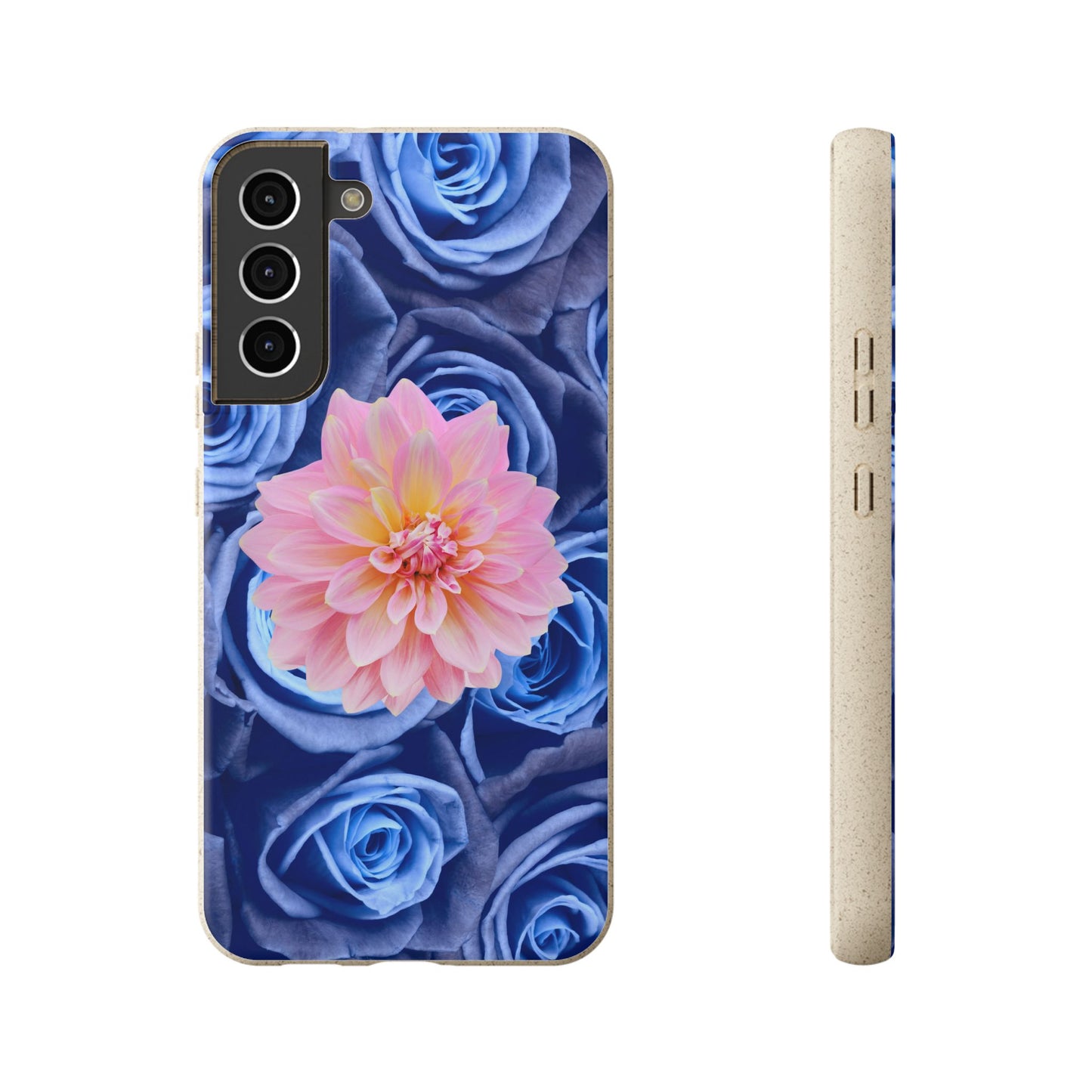 Biodegradable Cases- Blue Roses Design