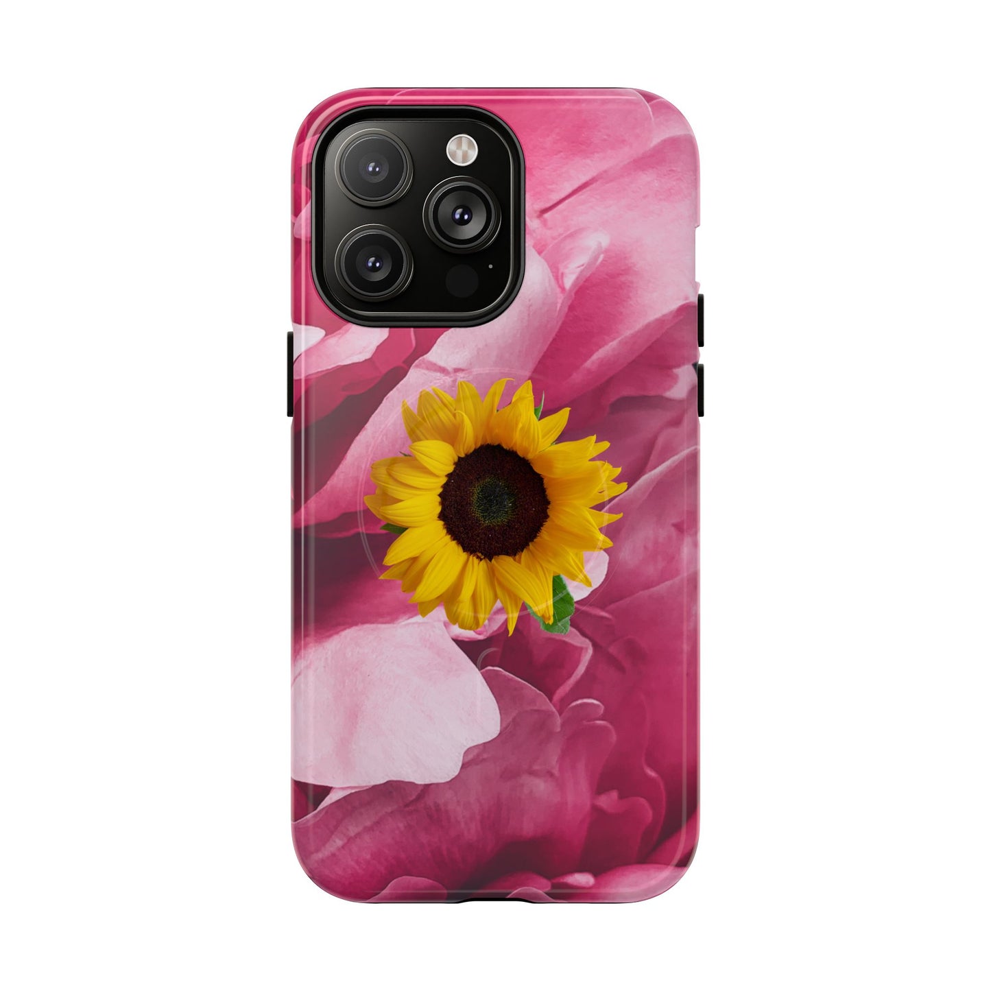 Tough Magnetic Phone Case- Sunflower Design