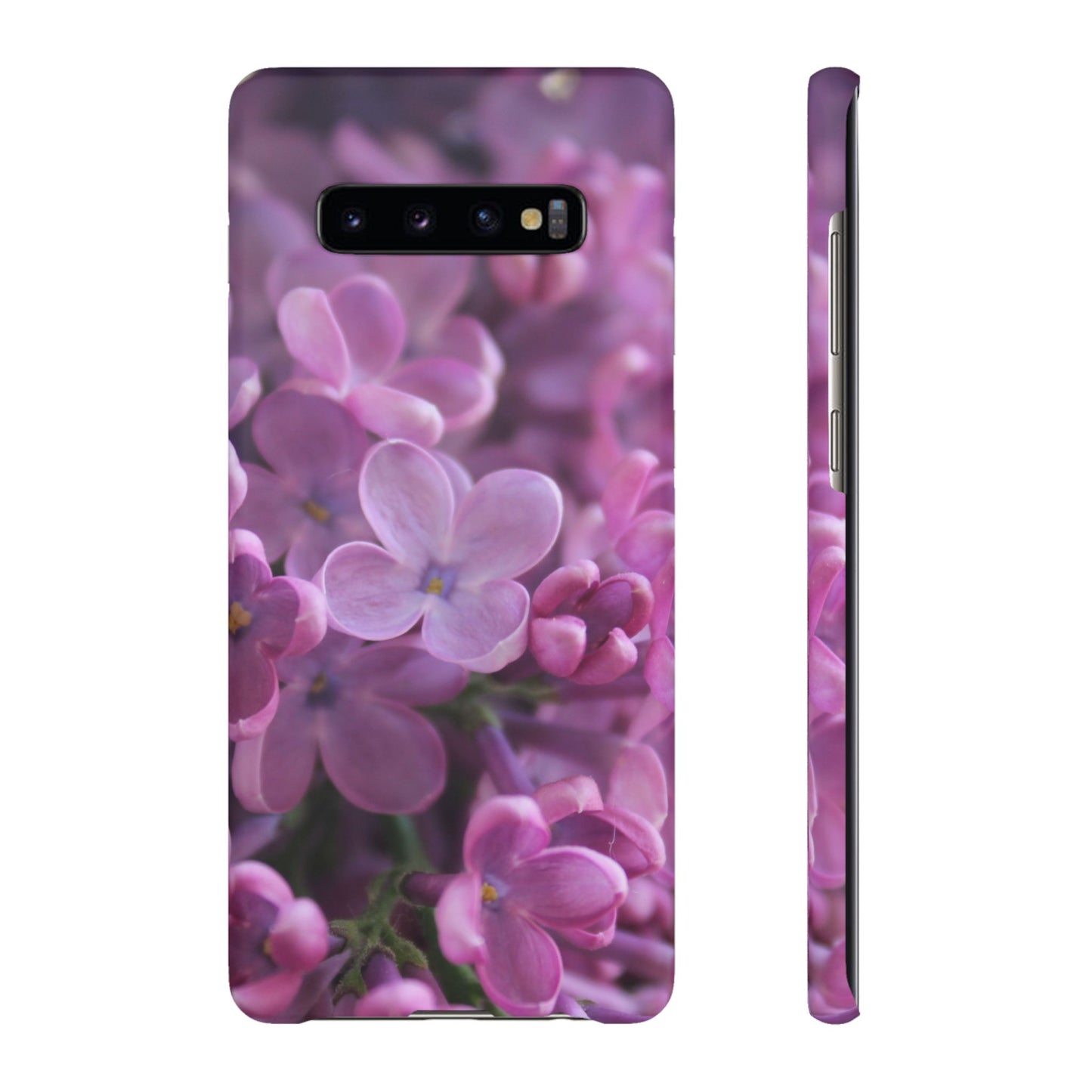 Snap Cases – Vibrant Purple Blossom Design for a Personalized Touch