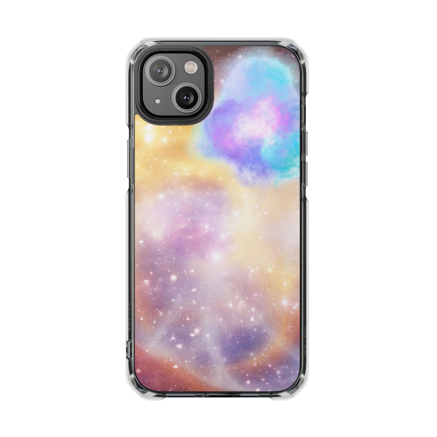 Magnetic Clear Phone Case - Cosmic Colors