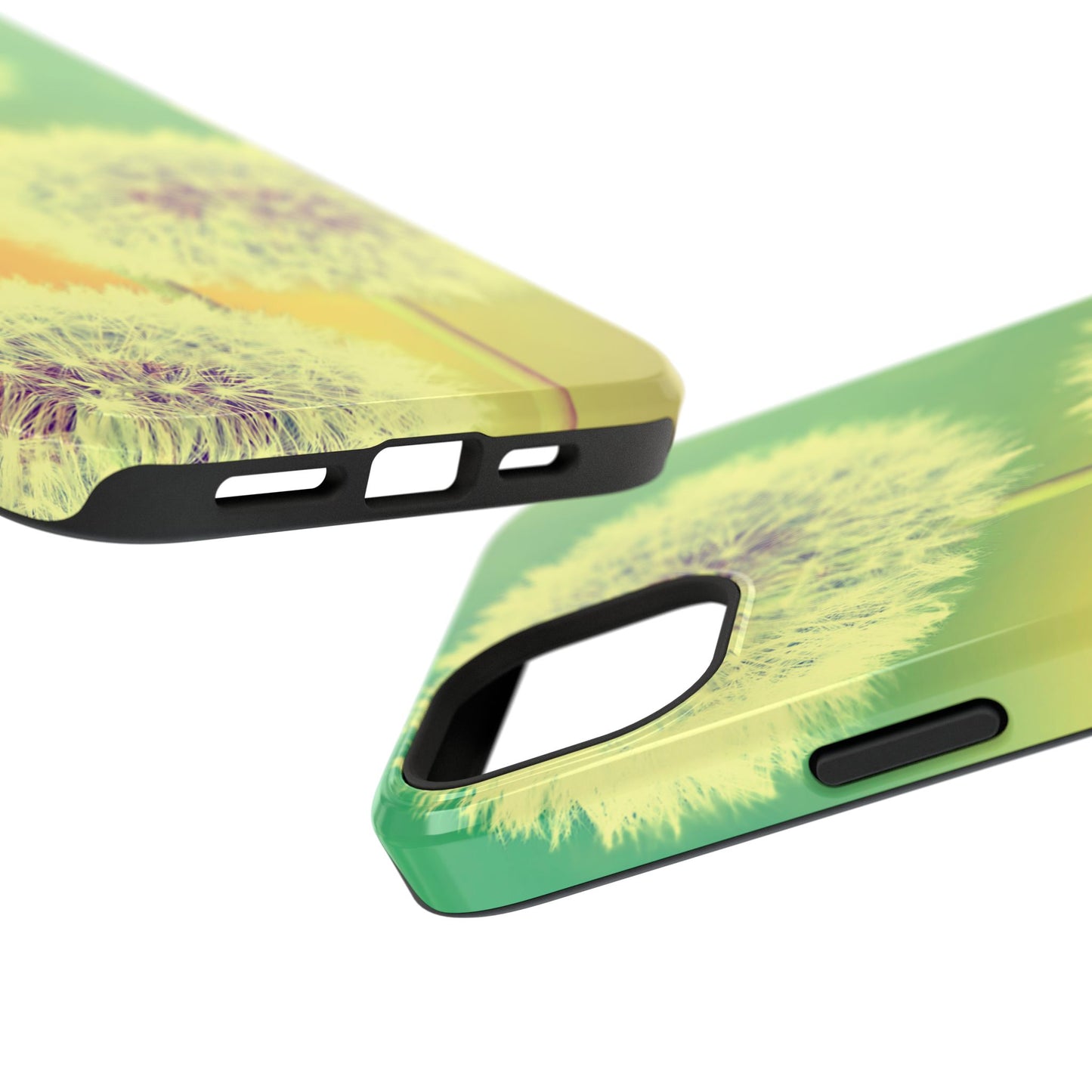 Impact-Resistant Phone Case - Whimsical Dandelion