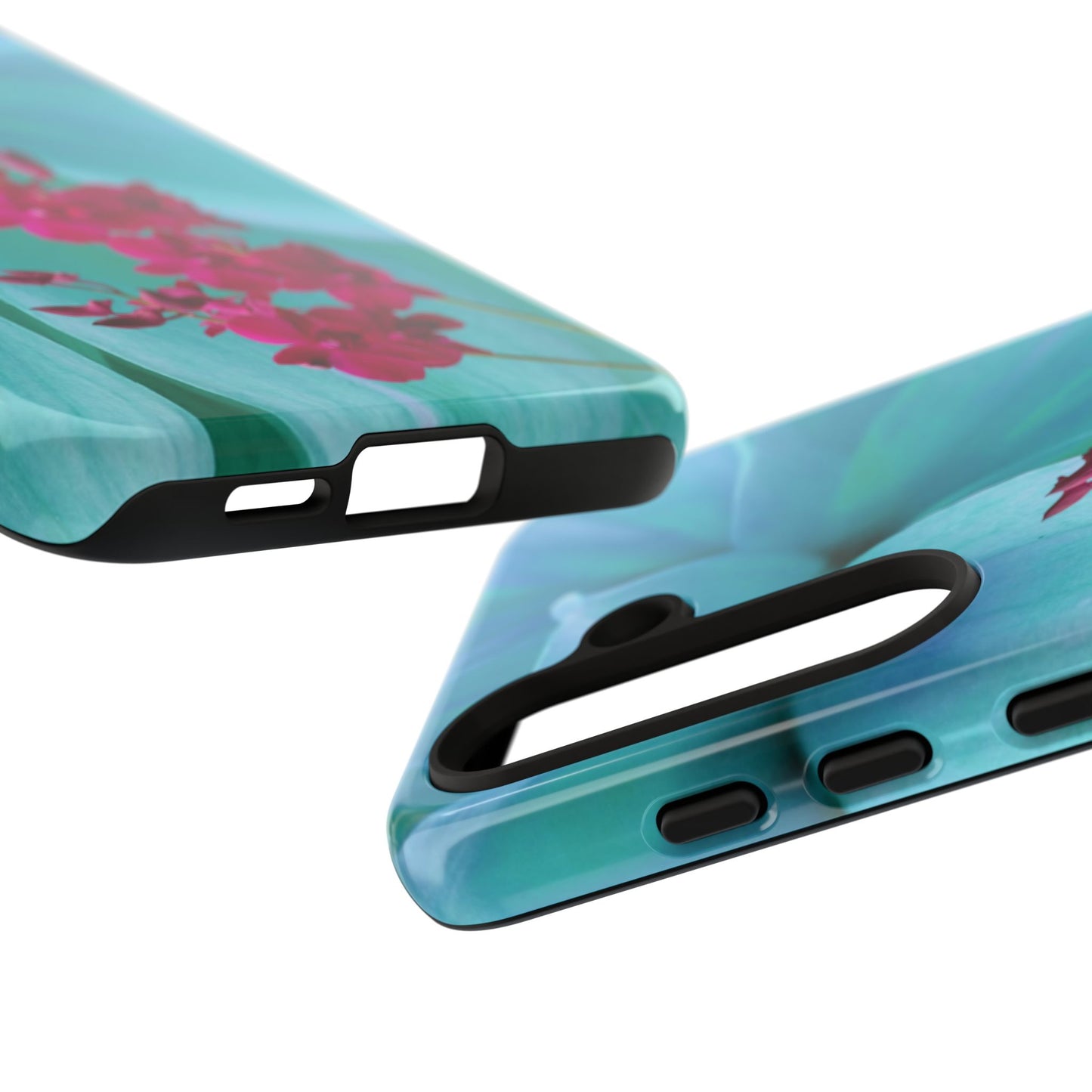 Tough Phone Case - Elegant Orchid Design