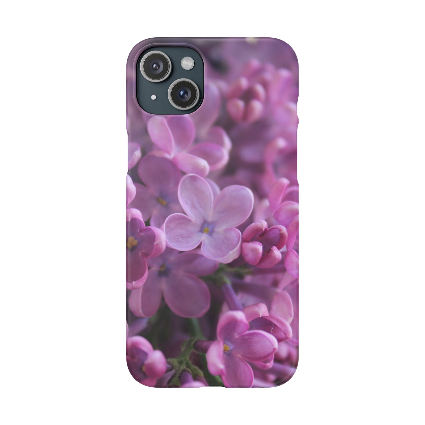 Snap Cases – Vibrant Purple Blossom Design for a Personalized Touch