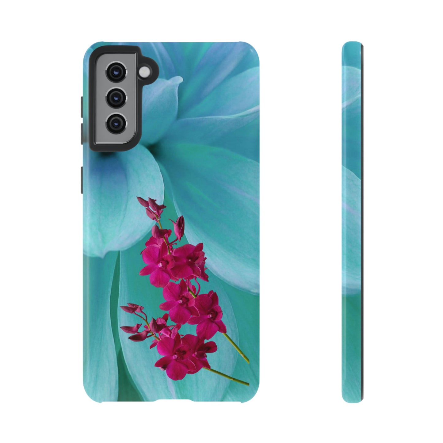 Tough Phone Case - Elegant Orchid Design