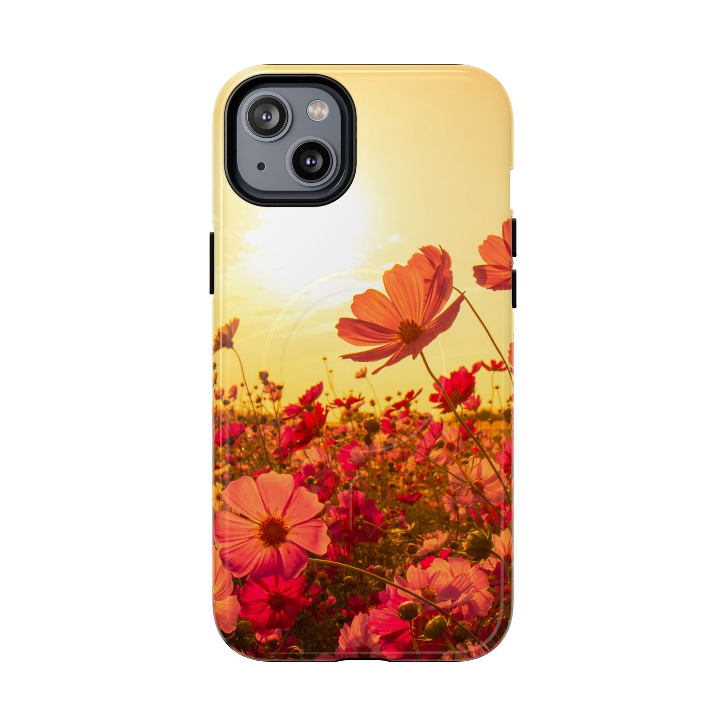 Tough Magnetic Phone Case – Vibrant Floral  and Stylish Protection for Nature Lovers