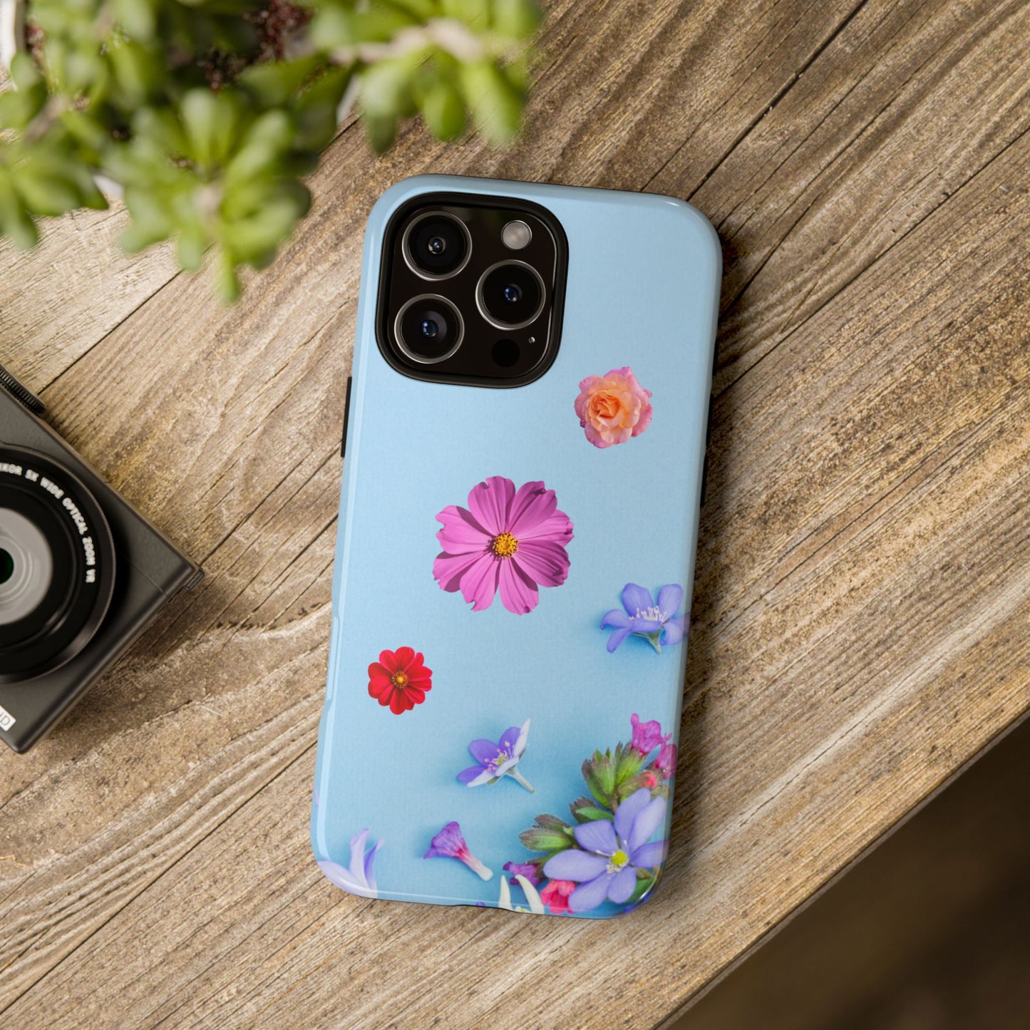 Tough Phone Case - Colorful Flower Design for Spring & Summer