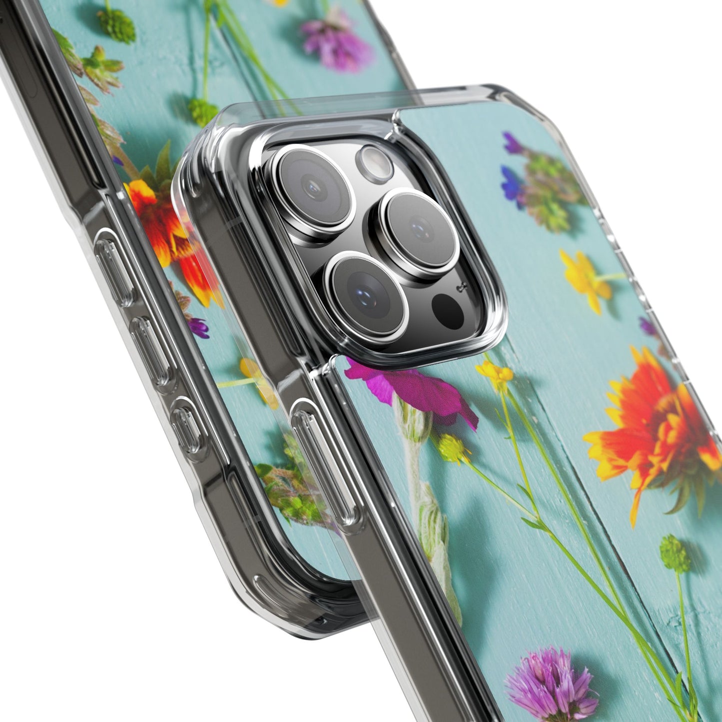 Magnetic Clear Impact Cases- Blossom Field