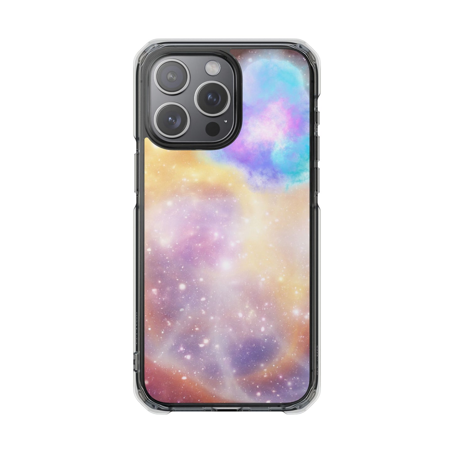 Magnetic Clear Phone Case - Cosmic Colors