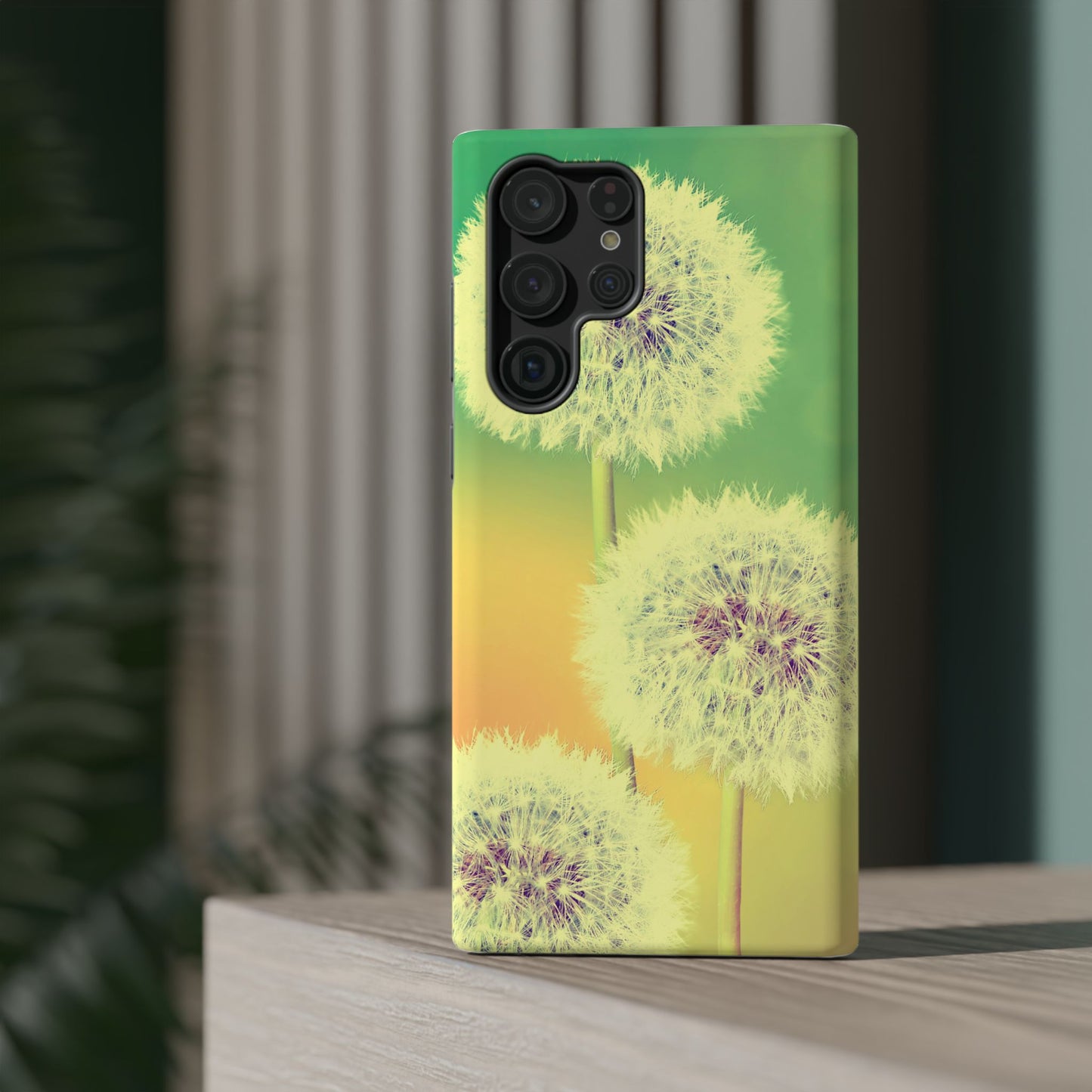 Impact-Resistant Phone Case - Whimsical Dandelion