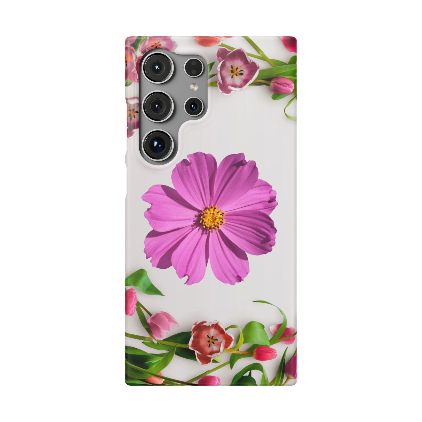 Snap Case- Elegant Flower Design