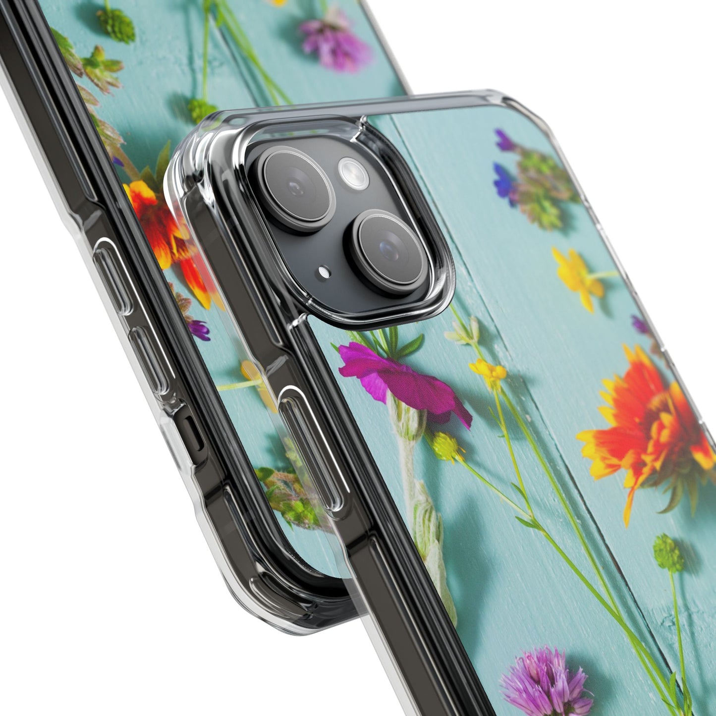 Magnetic Clear Impact Cases- Blossom Field