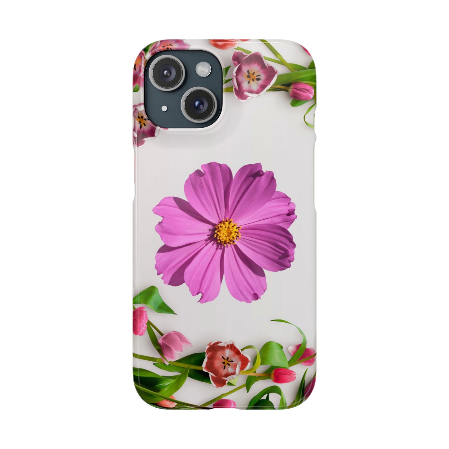 Snap Case- Elegant Flower Design