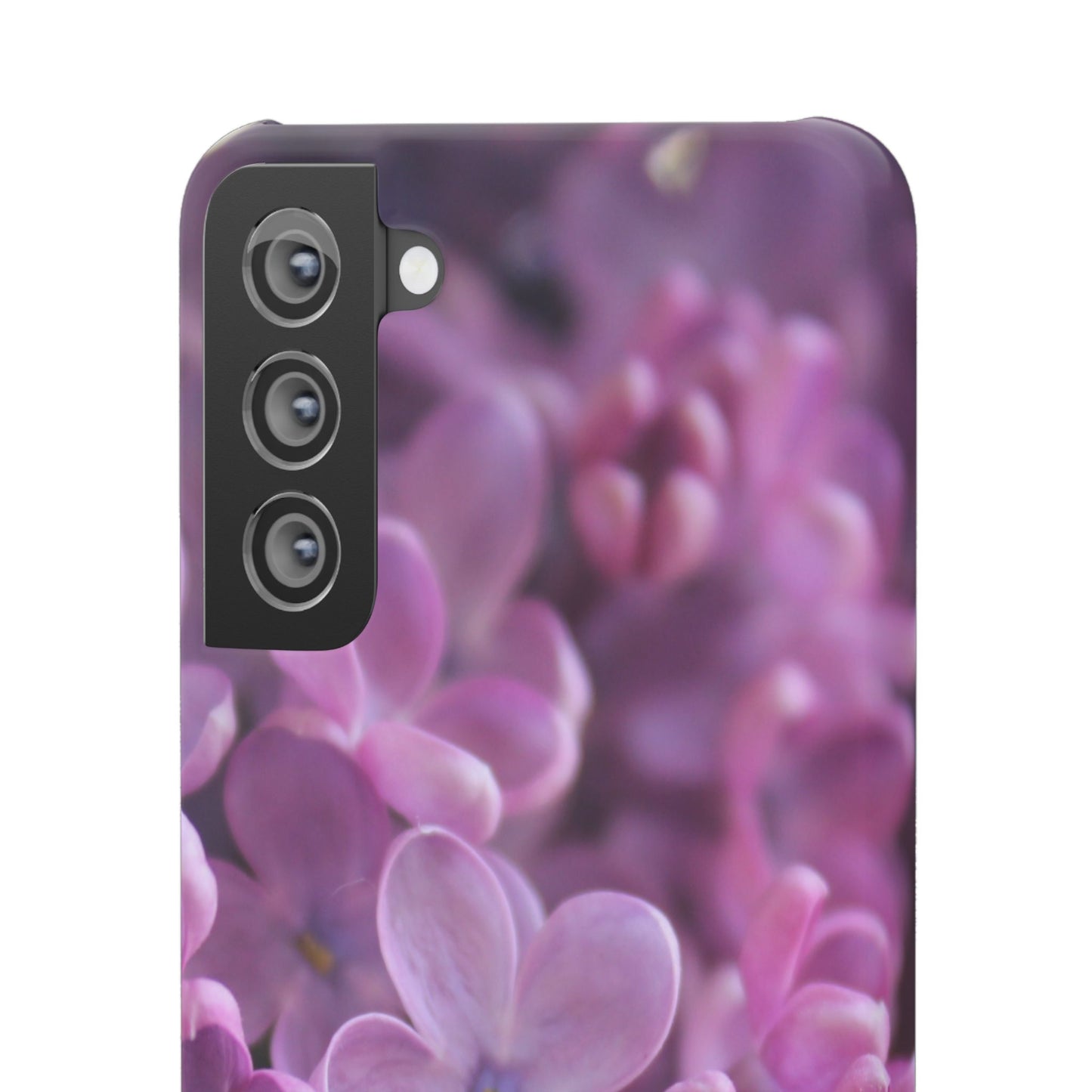 Snap Cases – Vibrant Purple Blossom Design for a Personalized Touch