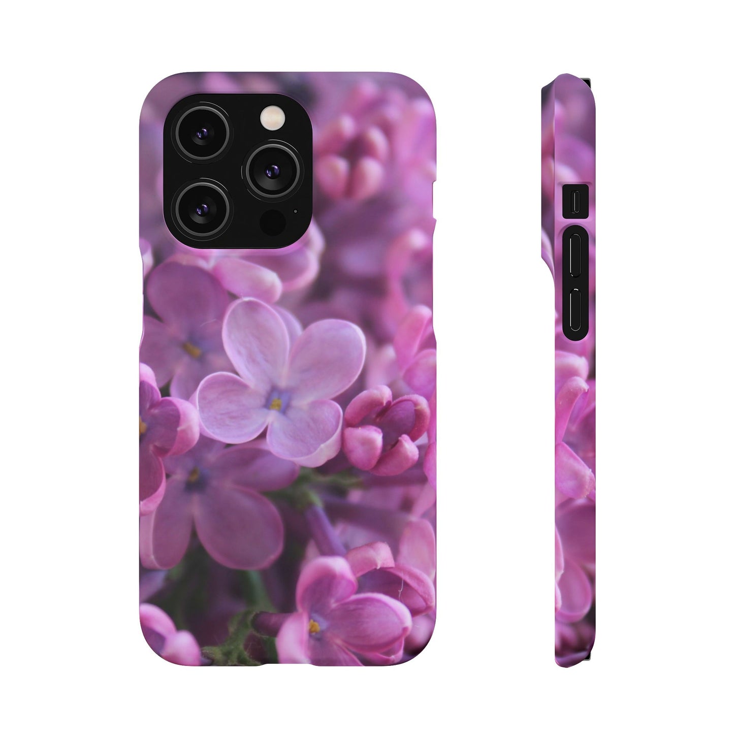 Snap Cases – Vibrant Purple Blossom Design for a Personalized Touch