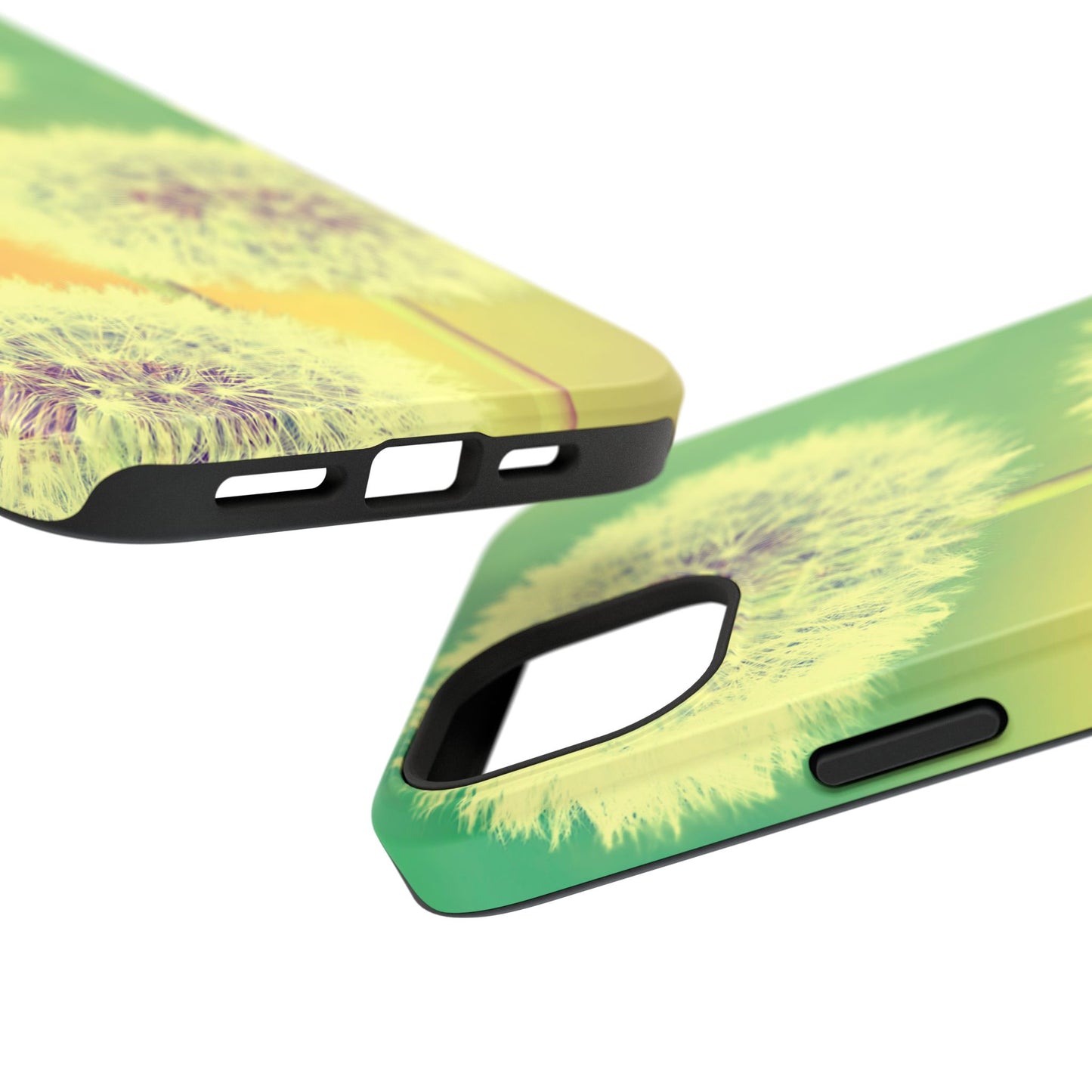 Impact-Resistant Phone Case - Whimsical Dandelion