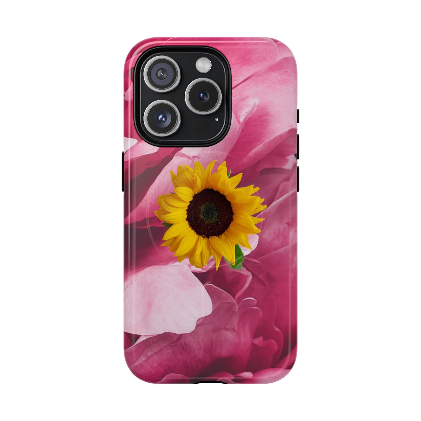 Tough Magnetic Phone Case- Sunflower Design