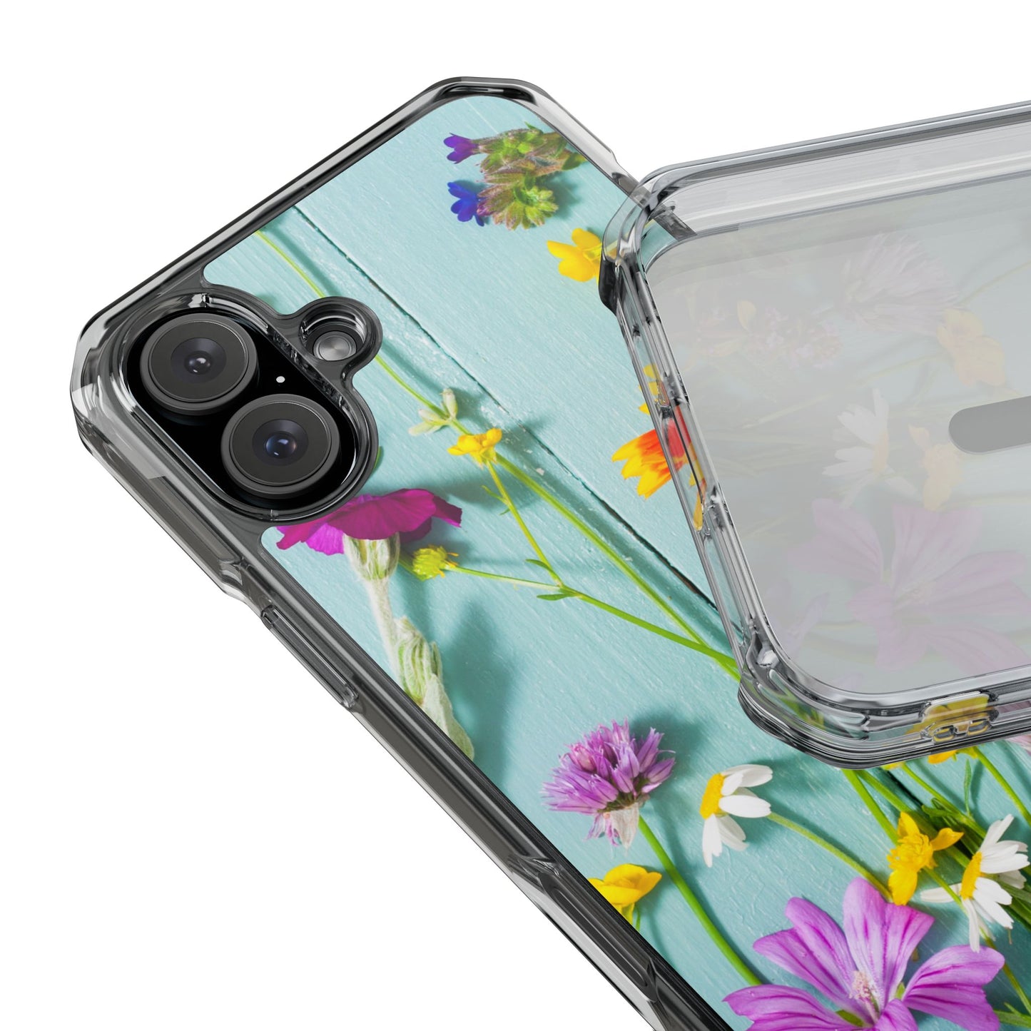 Magnetic Clear Impact Cases- Blossom Field