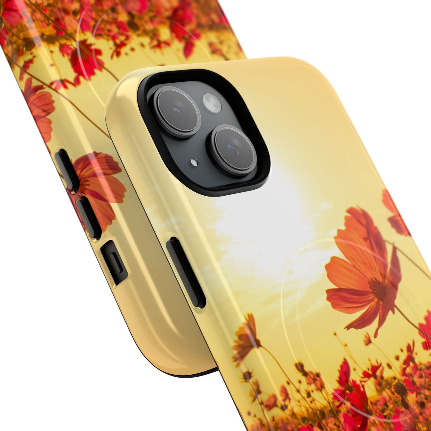 Tough Magnetic Phone Case – Vibrant Floral  and Stylish Protection for Nature Lovers