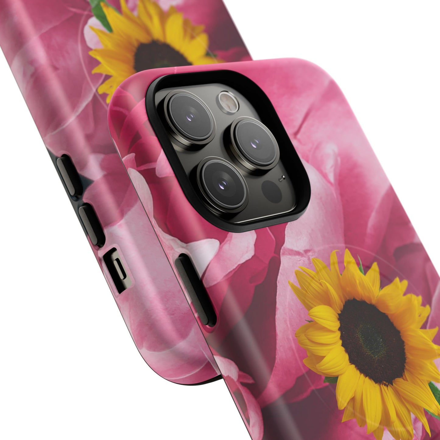 Tough Magnetic Phone Case- Sunflower Design