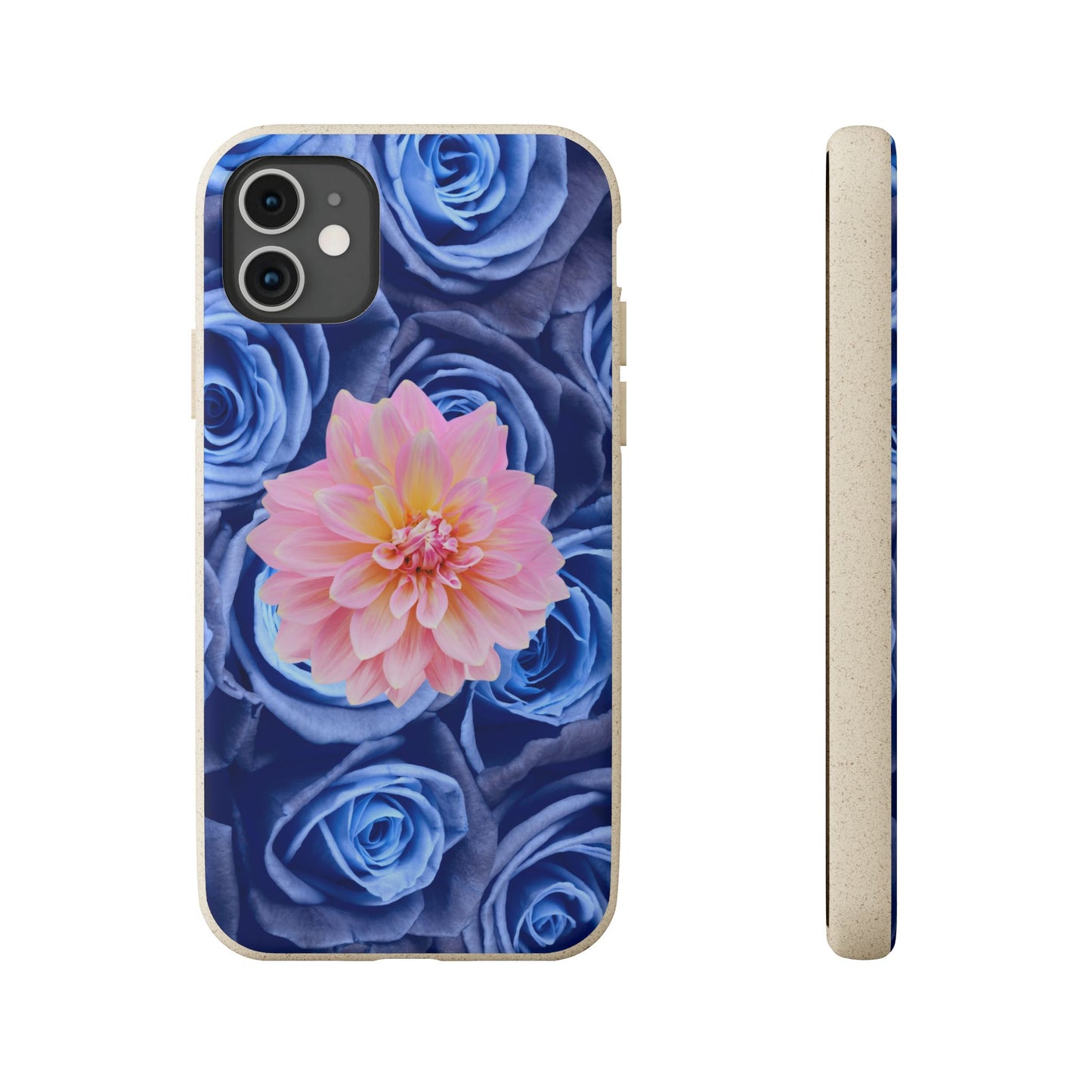 Biodegradable Cases- Blue Roses Design