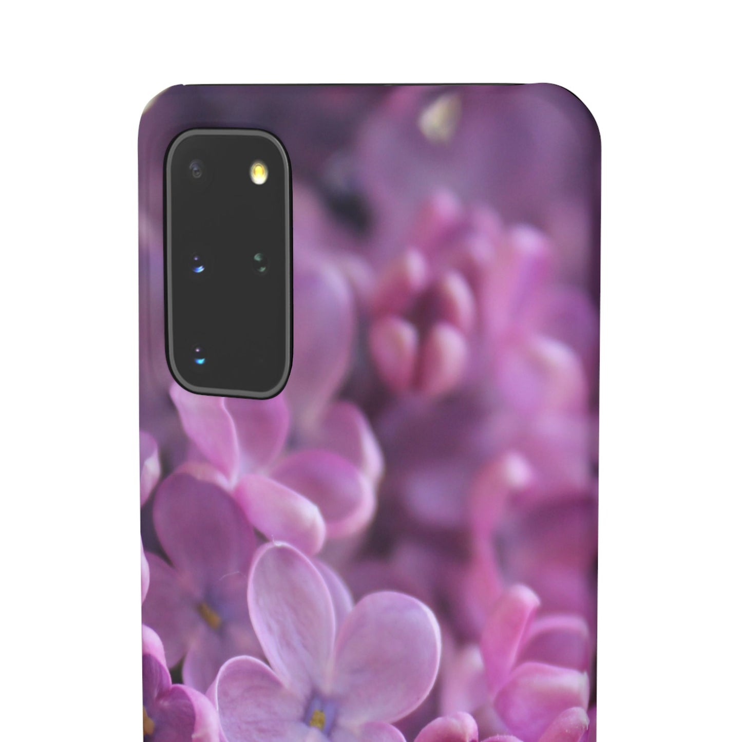 Snap Cases – Vibrant Purple Blossom Design for a Personalized Touch