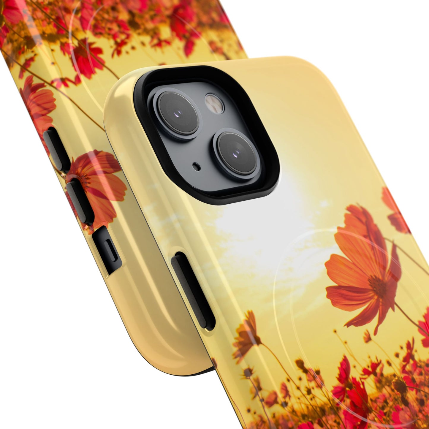 Tough Magnetic Phone Case – Vibrant Floral  and Stylish Protection for Nature Lovers