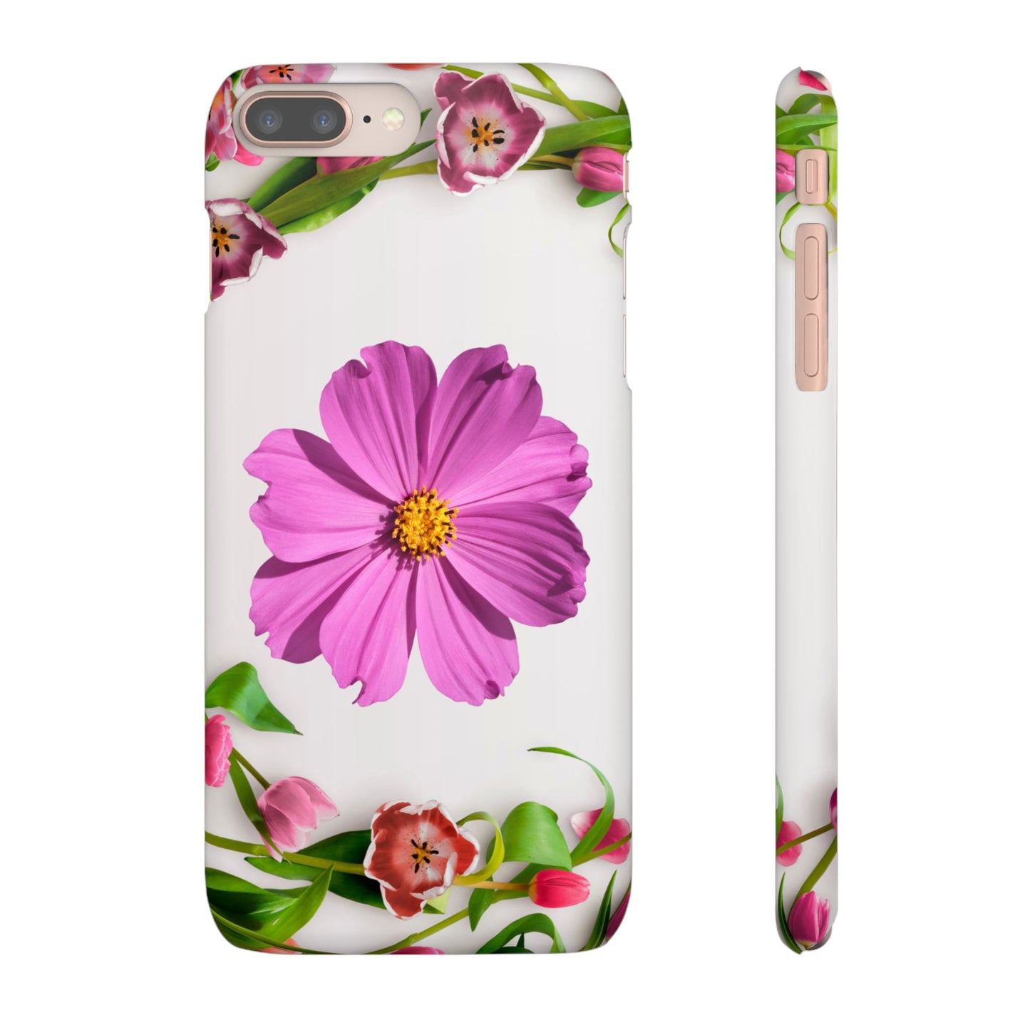 Snap Case- Elegant Flower Design