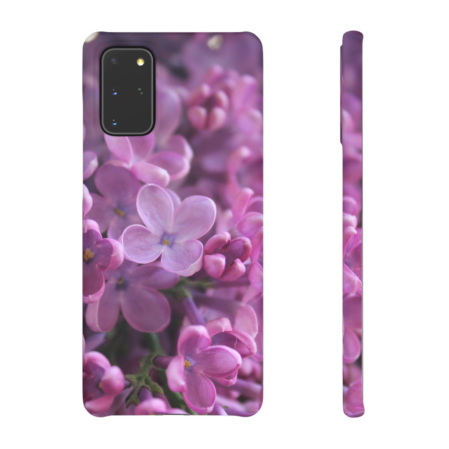 Snap Cases – Vibrant Purple Blossom Design for a Personalized Touch