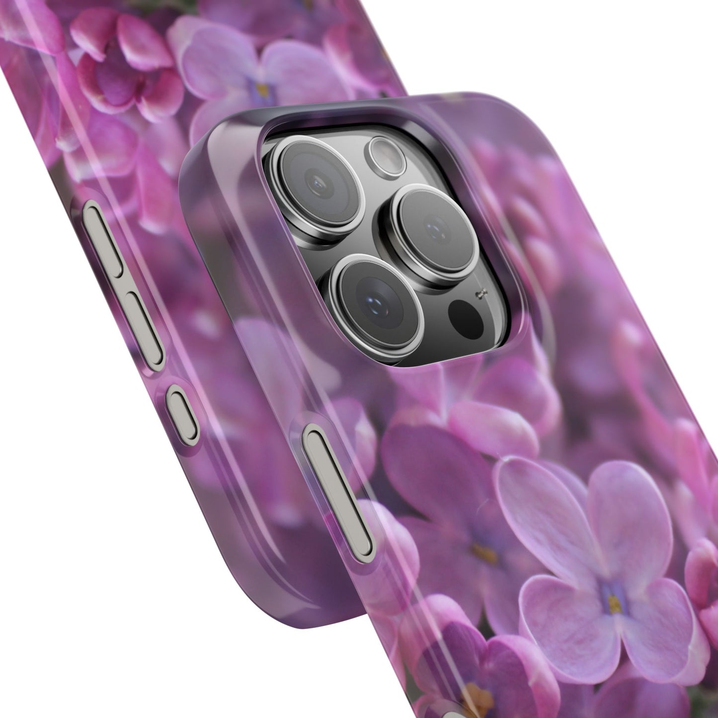 Snap Cases – Vibrant Purple Blossom Design for a Personalized Touch