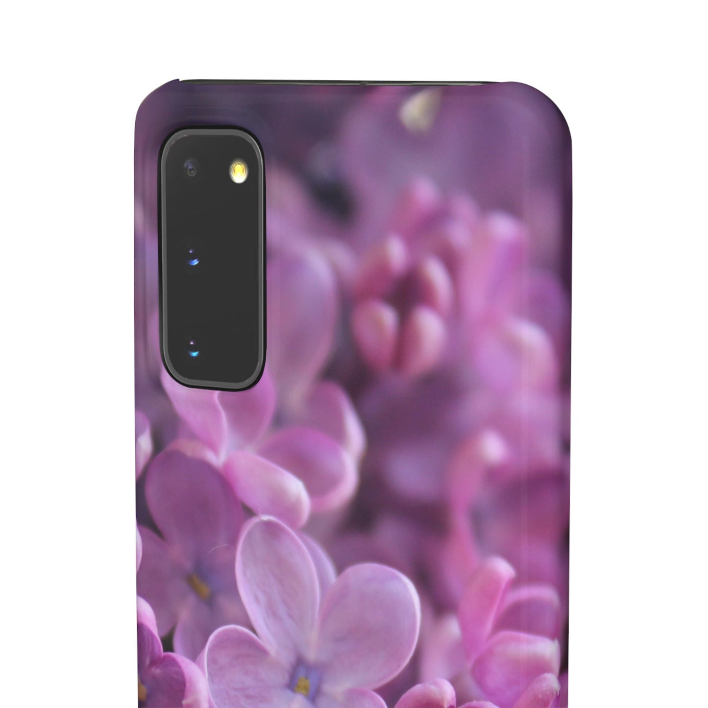 Snap Cases – Vibrant Purple Blossom Design for a Personalized Touch