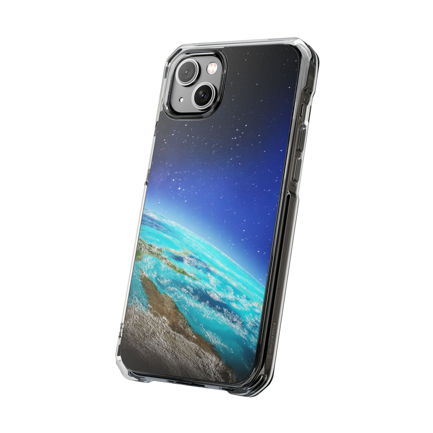 Magnetic Clear Impact Case - Galaxy Earth