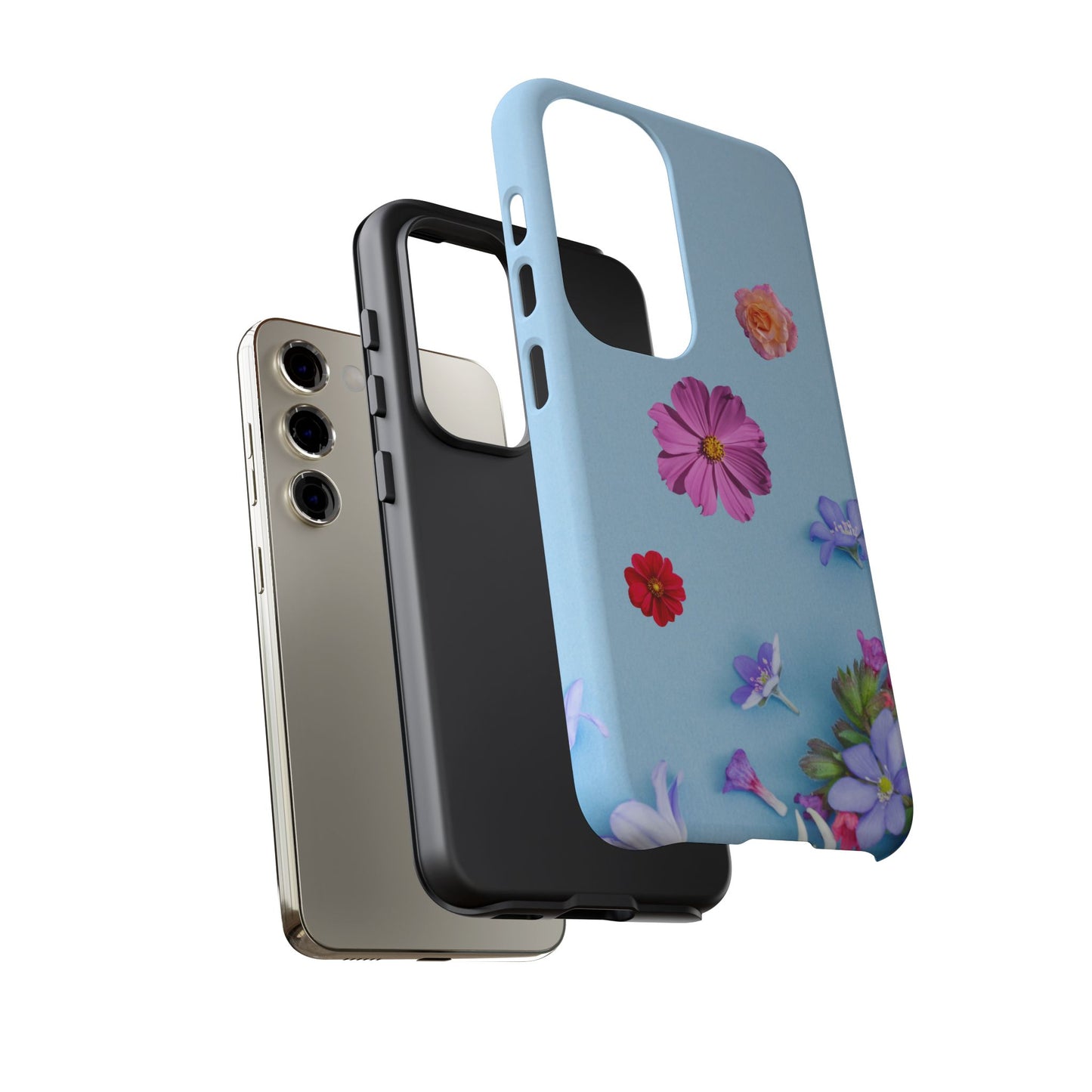 Tough Phone Case - Colorful Flower Design for Spring & Summer