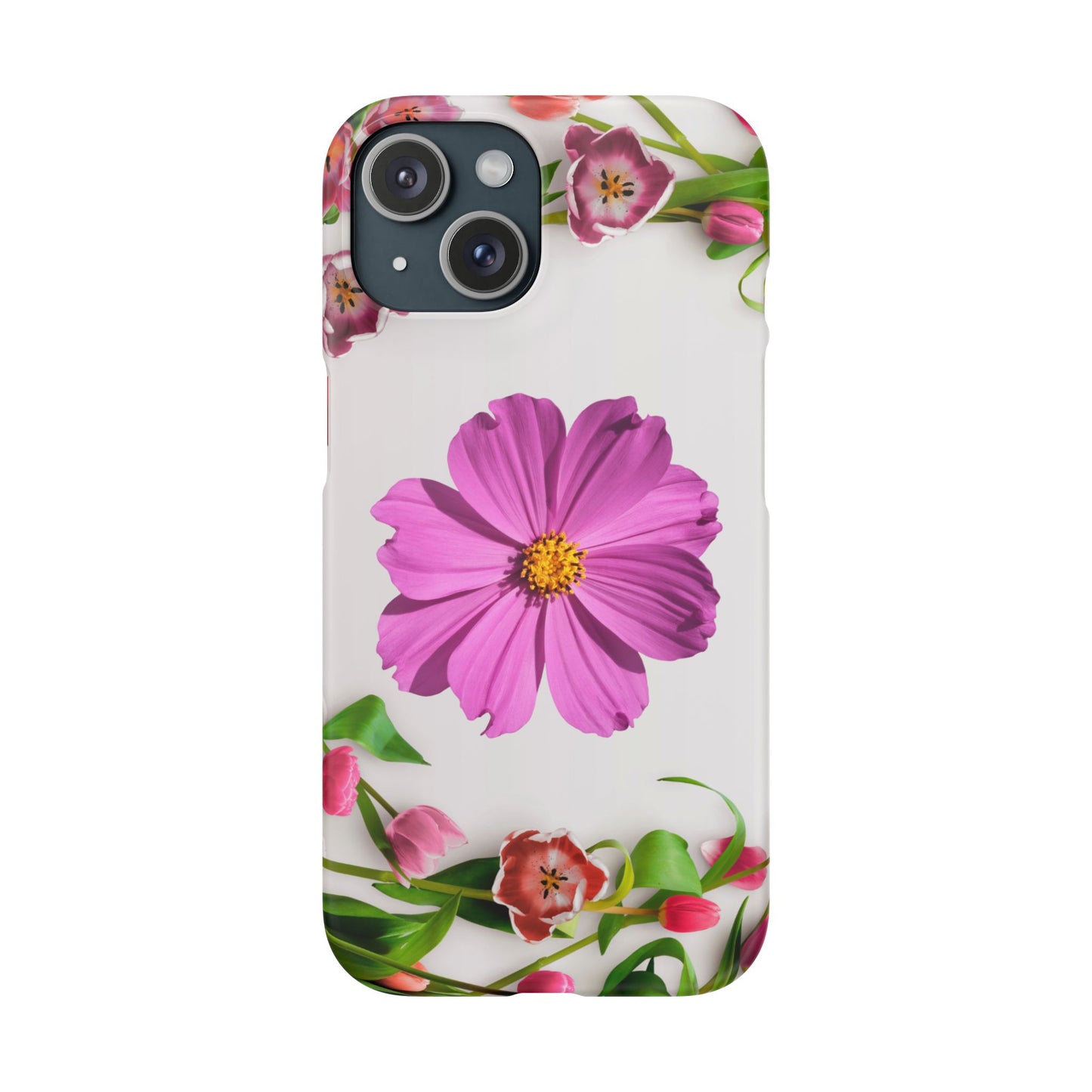 Snap Case- Elegant Flower Design