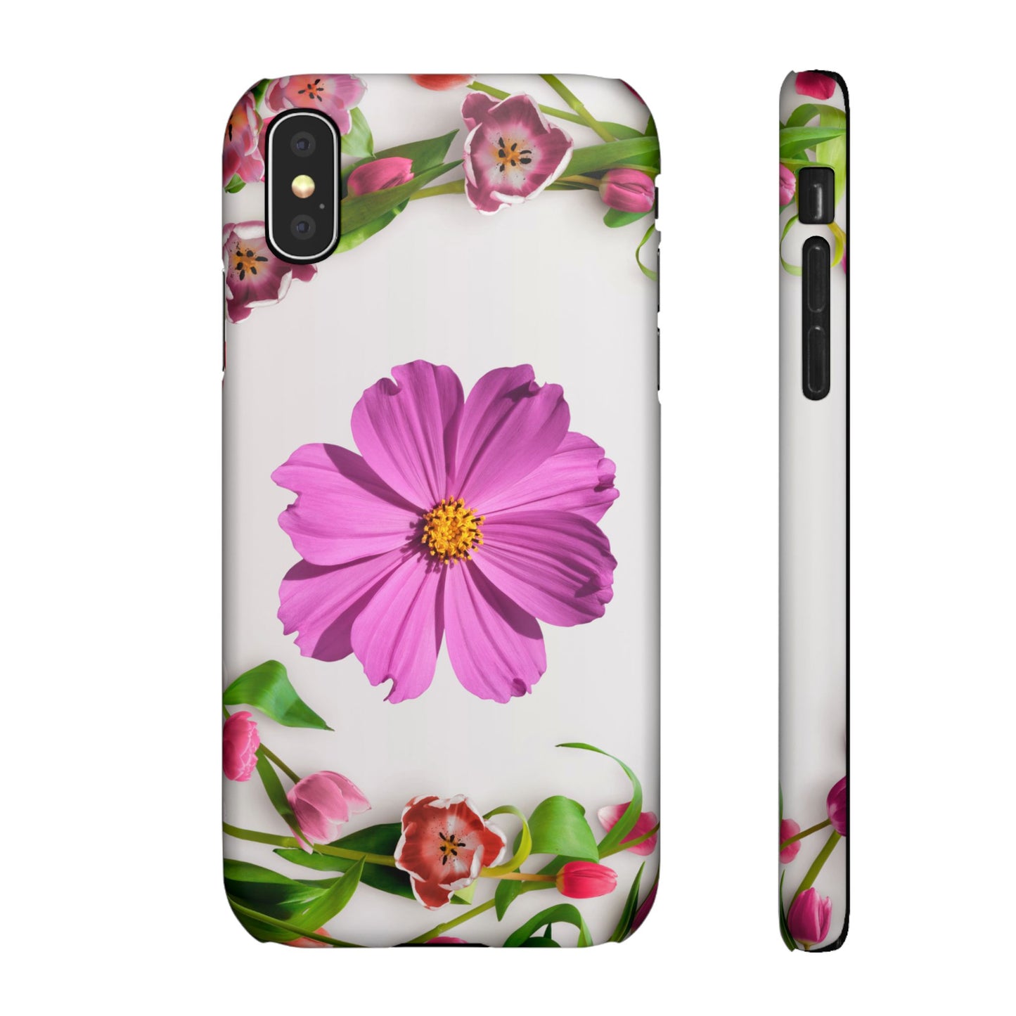 Snap Case- Elegant Flower Design