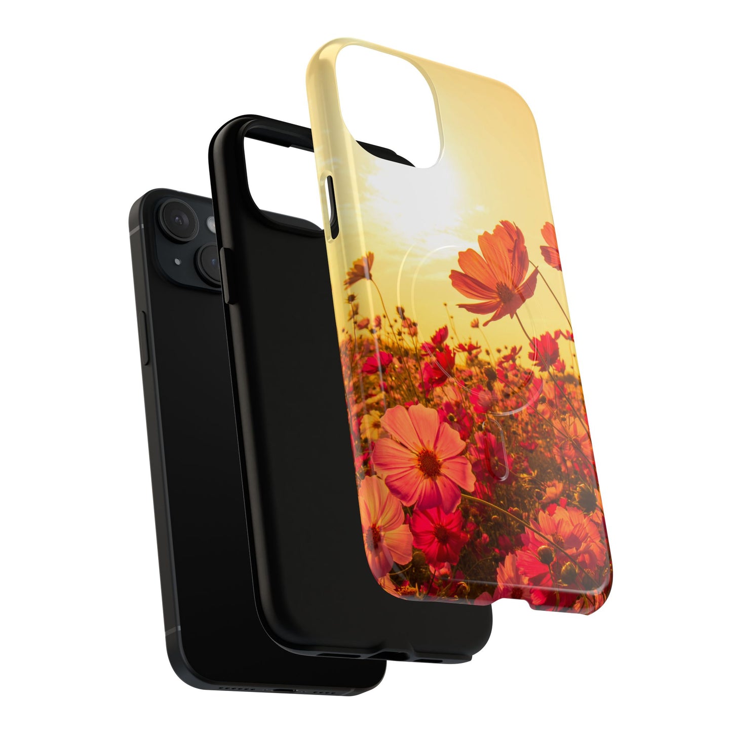 Tough Magnetic Phone Case – Vibrant Floral  and Stylish Protection for Nature Lovers