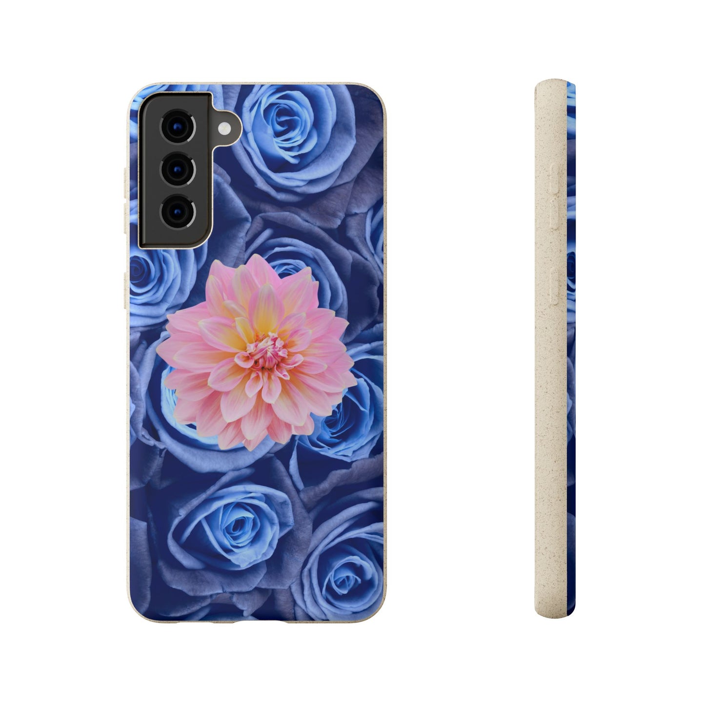 Biodegradable Cases- Blue Roses Design