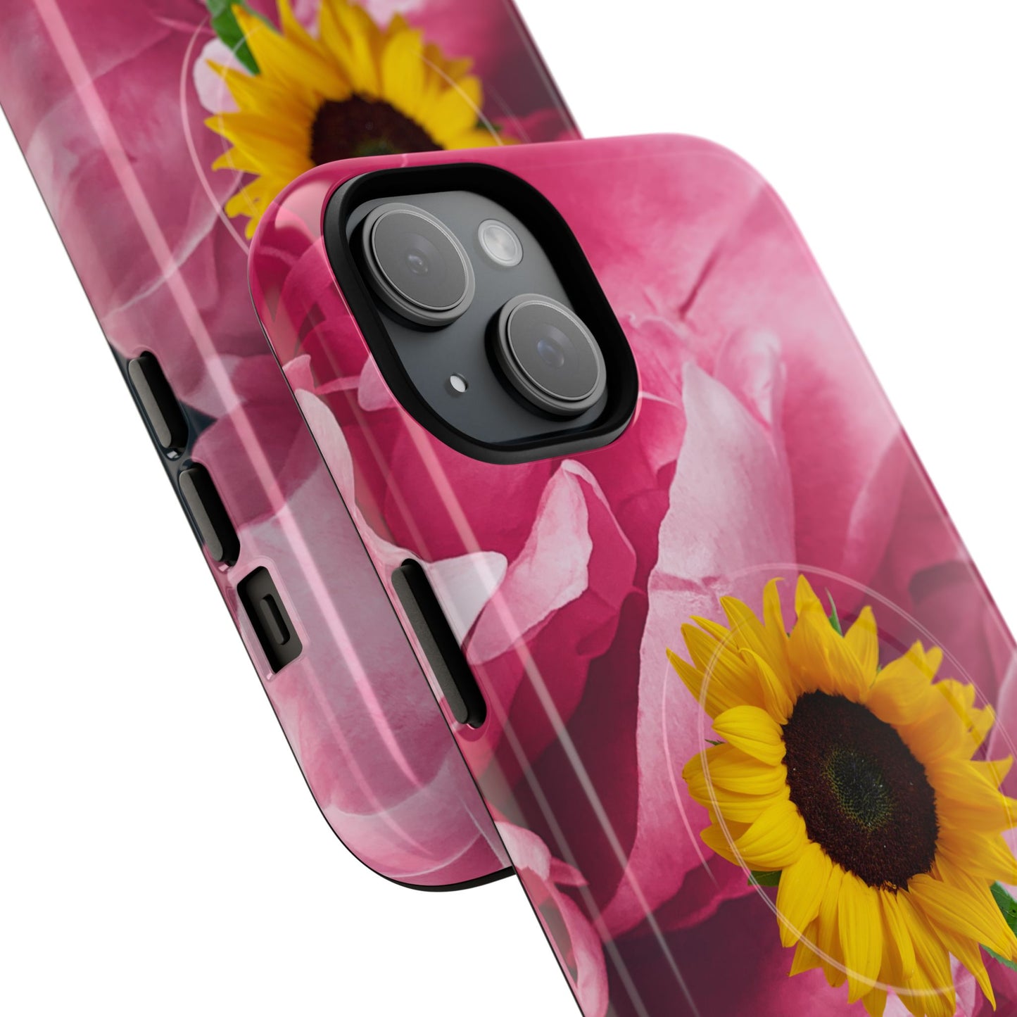 Tough Magnetic Phone Case- Sunflower Design