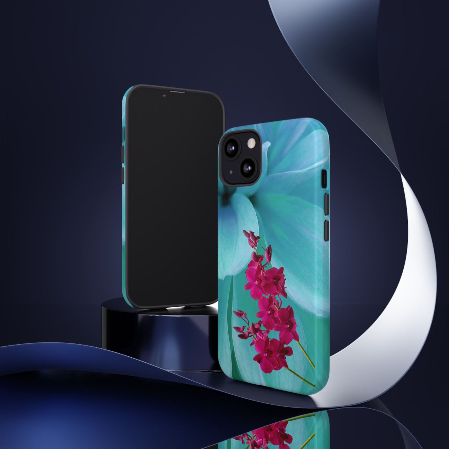 Tough Phone Case - Elegant Orchid Design